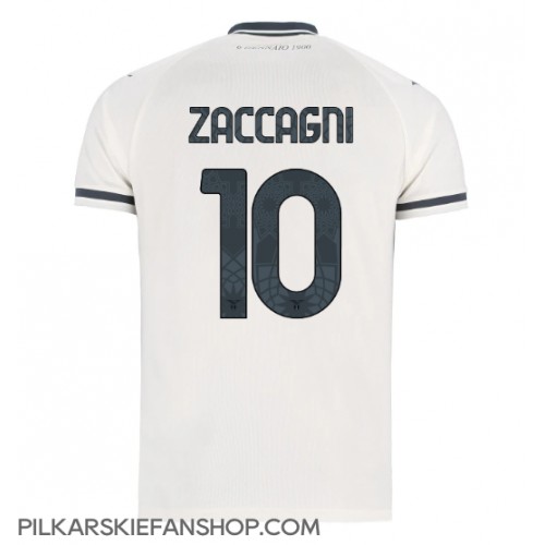 Koszulka piłkarska Lazio Mattia Zaccagni #10 Strój wyjazdowy 2025-26 tanio Krótki Rękaw Koszulka piłkarska Lazio Mattia Zaccagni #10 Strój wyjazdowy 2025-26 tanio Krótki Rękaw
